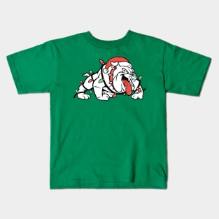 Holiday Bulldog Kids T-Shirt